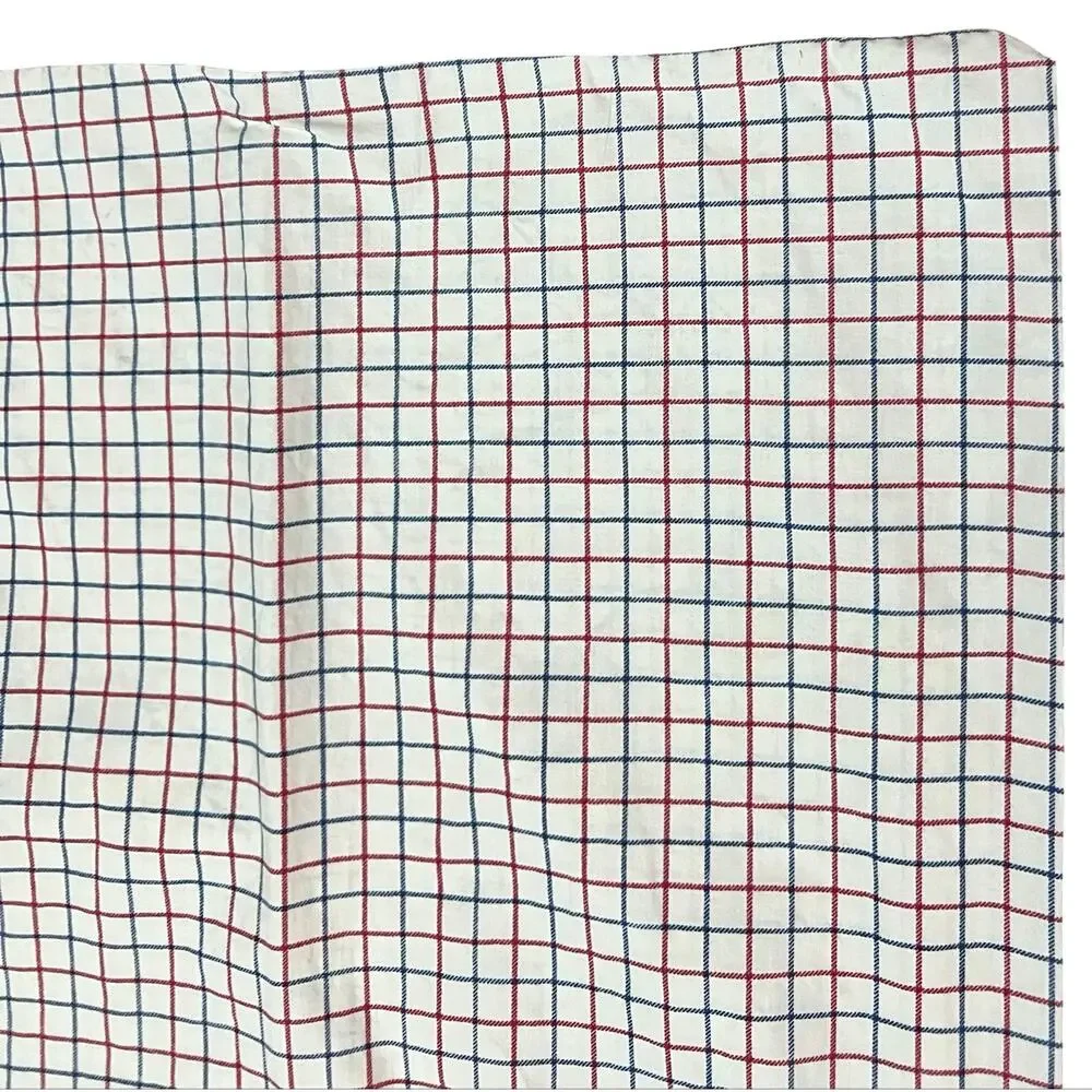 Ralph Lauren Vintage Pillowcases Oxfordshire Eaton Plaid King Set of 2 Cotton